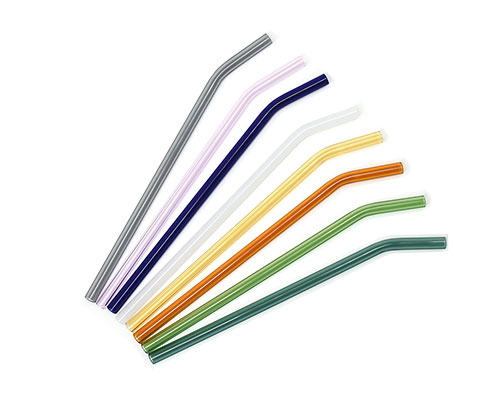 Colored Reusable Glass Straws, 8.7 X 8 mm Healthy Straw for Beverages Tea  Coffee, Eco Friendly - BPA Free, Pack of 5 with 1 Cleaning Brush - China  Straight Straw and Color