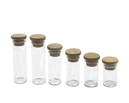 Glass Spice Jars- Set of Six Glass Spice Bottles - LaPrima Shops®