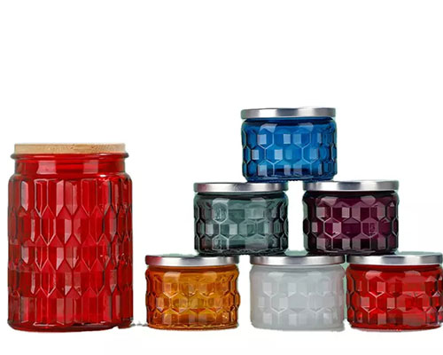 Glass Candle Jars With Lids  Best Color Candle Containers