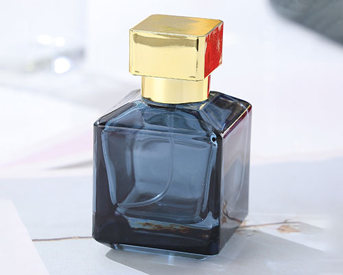 Blue Square Perfume Bottle