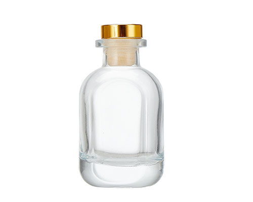 Clear Glass Diffuser Bottle with Cap