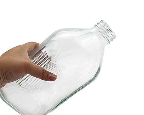 1.8L Large Glass Milk Jug