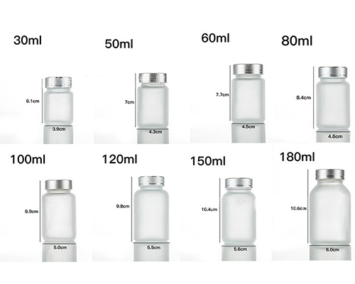 30ml-180ml Frosted Pill Bottles