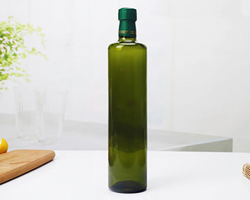 750ml Round Green Glass Olive Oil Bottles