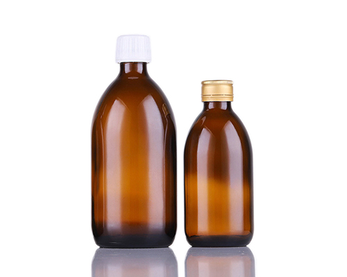 Amber Glass Medicine Bottles