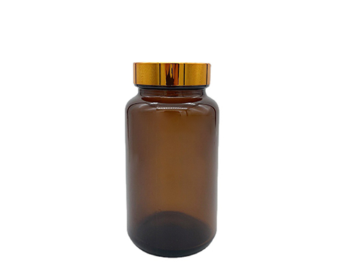 Amber Glass Pill Bottle