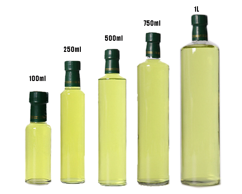 Clear Glass Olive Oil Bottles Bulk