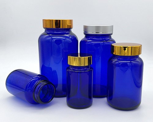 Cobalt Blue Medicine Bottles