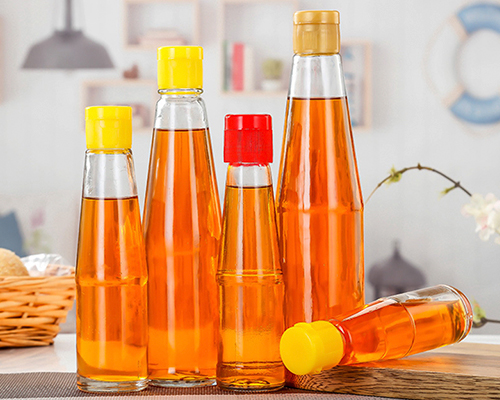 Glass Oil And Vinegar Bottles with Lids