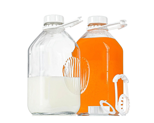 Large Glass Milk Bottles With Lids