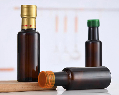 Mini Amber Olive Oil Bottles