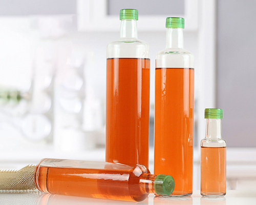 Round Clear Olive Oil Bottles