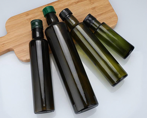 Round Glass Bottles for Olive Oil