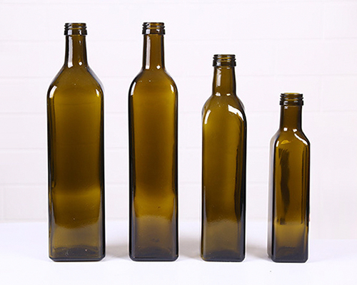 Wholesale Square Amber Glass Olive Oil Bottles