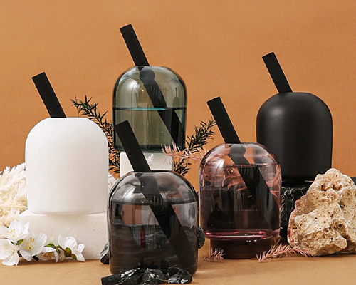 Colored Aroma Diffuser Glass Bottles