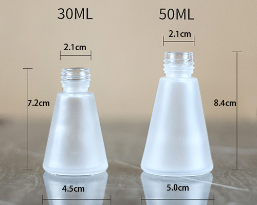 Frosted Glass Diffuser Bottles