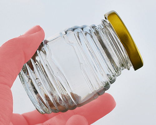 Glass Honey Pot Jar