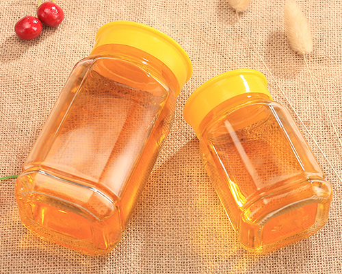 Honey Jars With Gold Lids