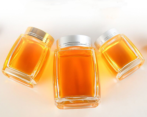 Square Honey Glass Jars